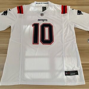 ❤️‍🔥Drake Maye White Jersey Stitched